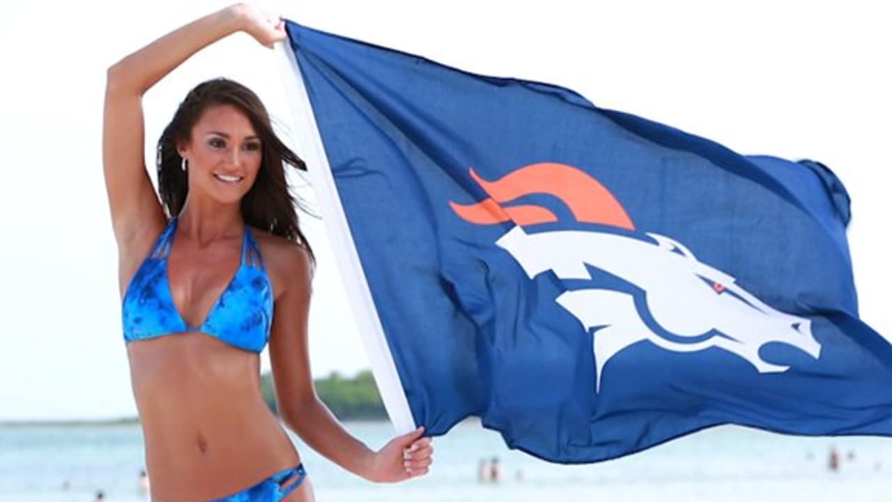 Broncos Cheerleaders swimsuit calendar: Day 2