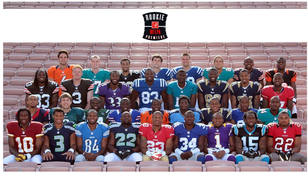 Photos: NFL rookies in new team uniforms at NFLPA's Rookie