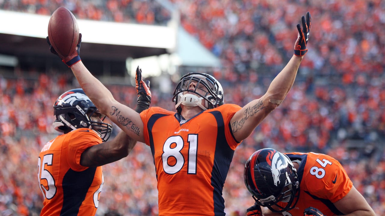 Denver Broncos free safety Rahim Moore (26) intercepts a ball