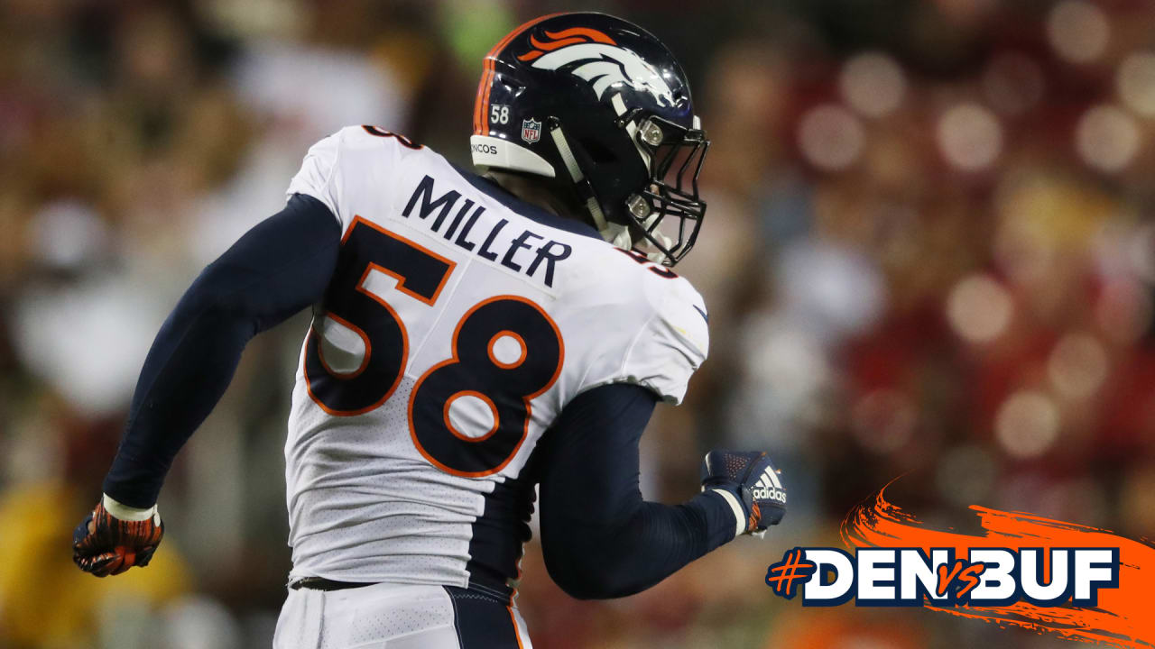 Von Miller sacks 50th quarterback of his career, can add Josh Allen to