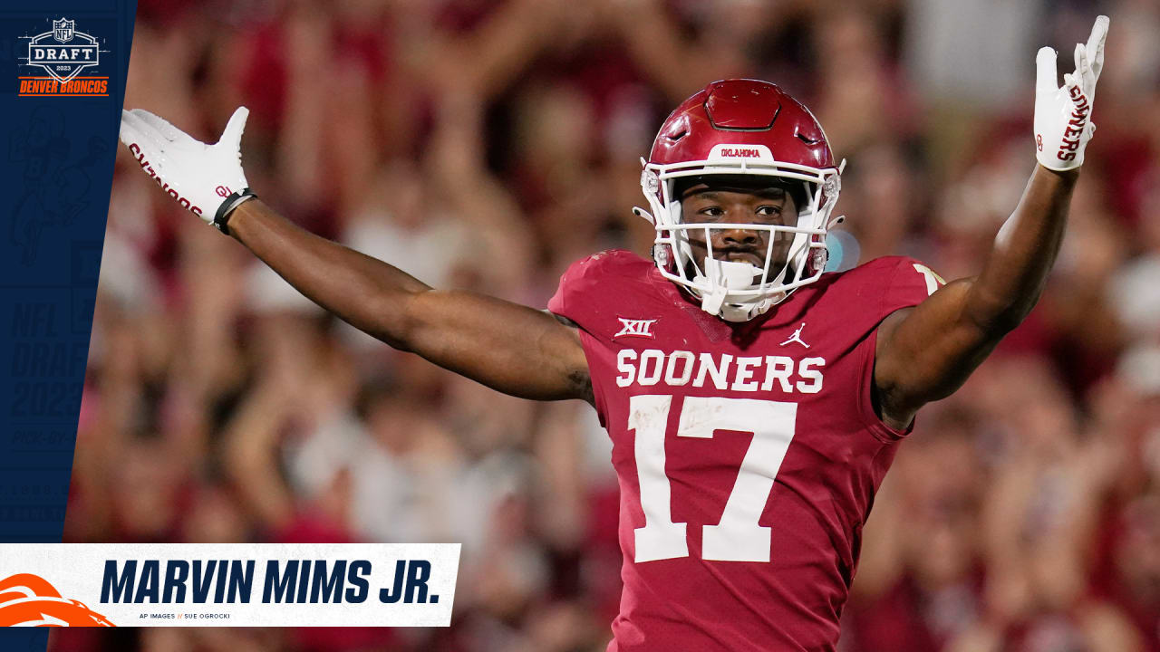 Photos: Oklahoma WR Marvin Mims Jr.'s path to the Broncos