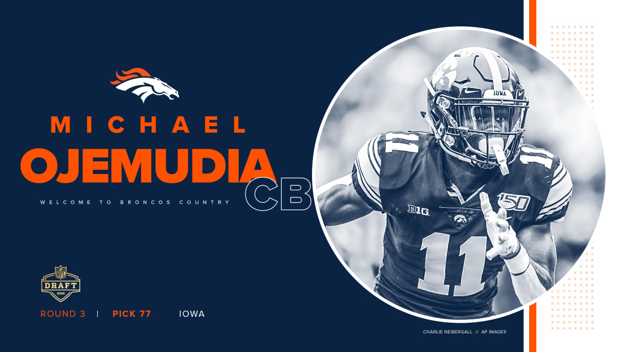 Broncos select CB Michael Ojemudia with the 77th-overall pick