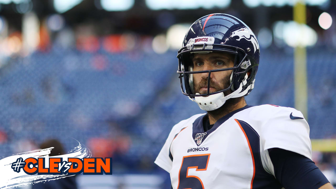 Joe Flacco sidelined by neck injury; Broncos' Brandon Allen next up