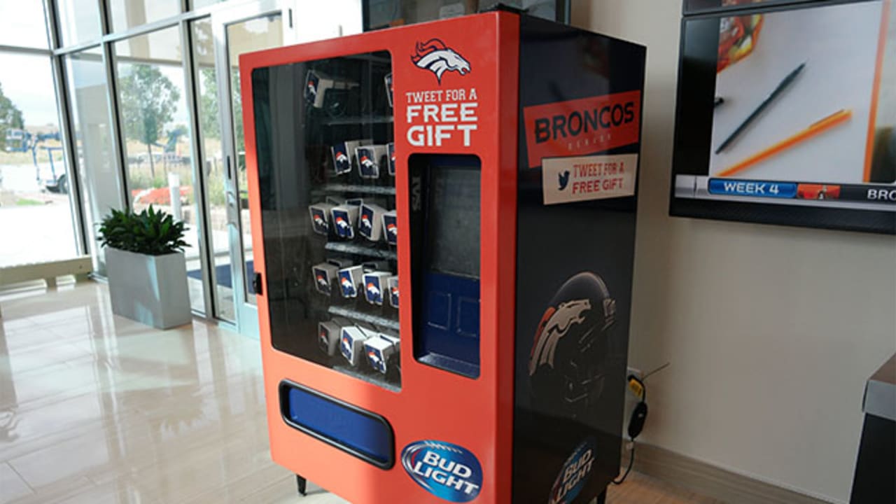 Broncos' Bud Light Twitter vending machine will make debut Sunday afternoon