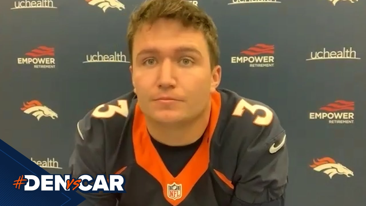 DENvsCAR QB Drew Lock