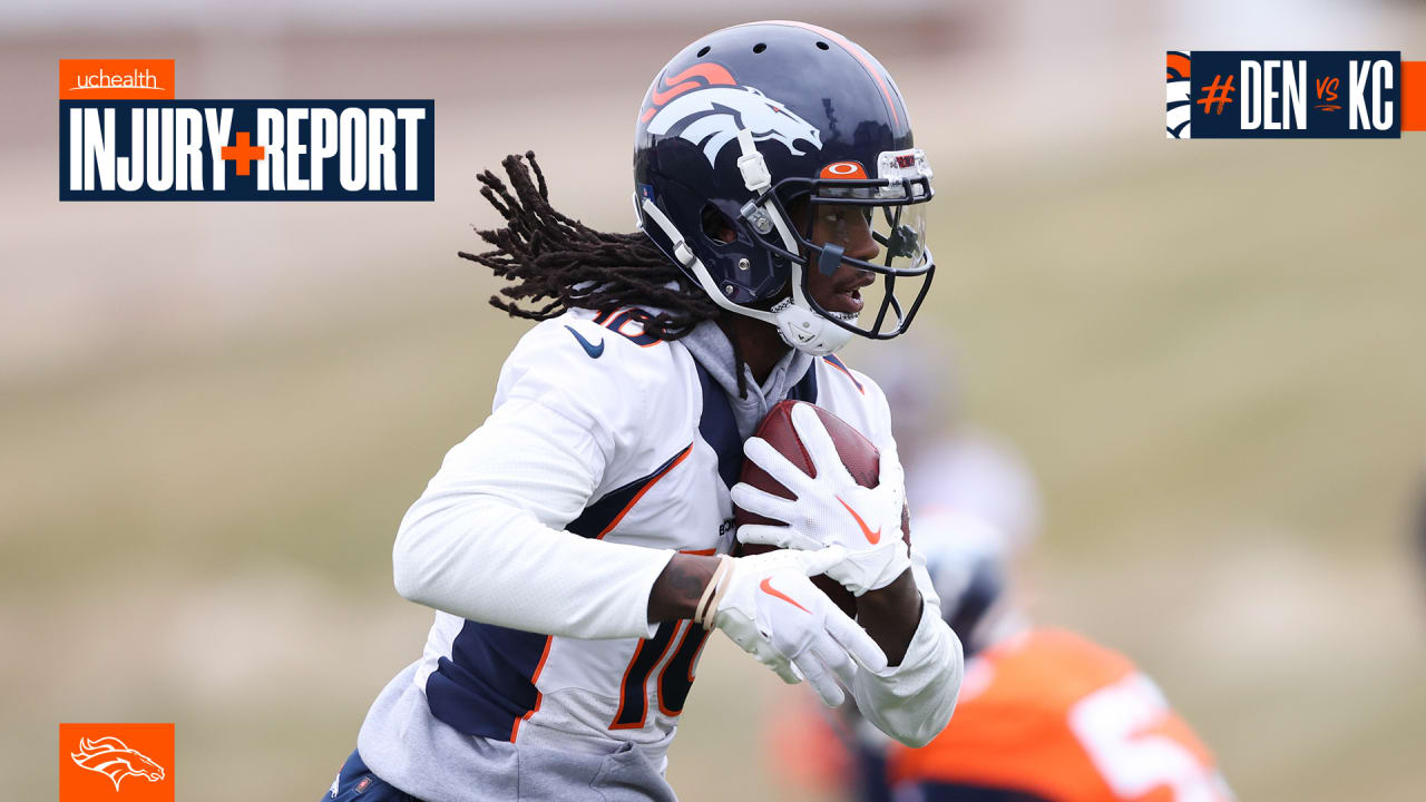 Denver Broncos WR Jerry Jeudy leaves joint practice vs Rams due to injury 