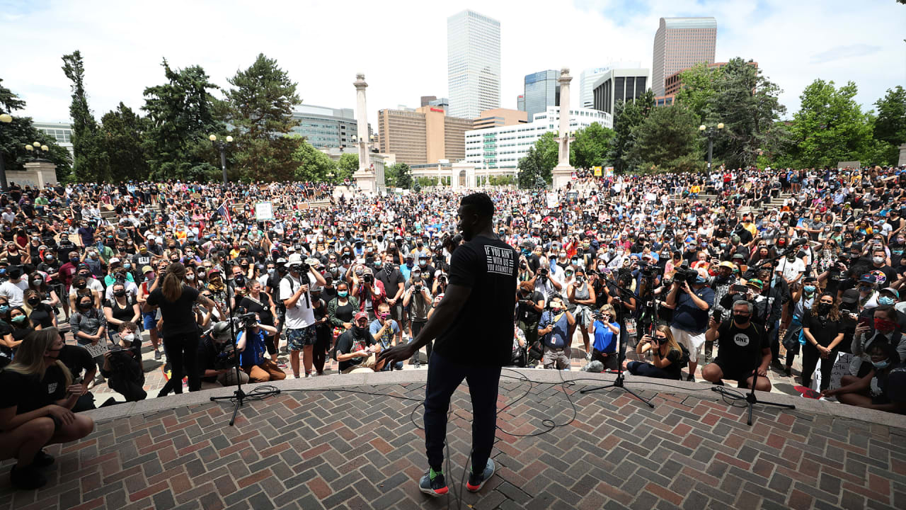 Denver Broncos to march in protest of police brutality Saturday