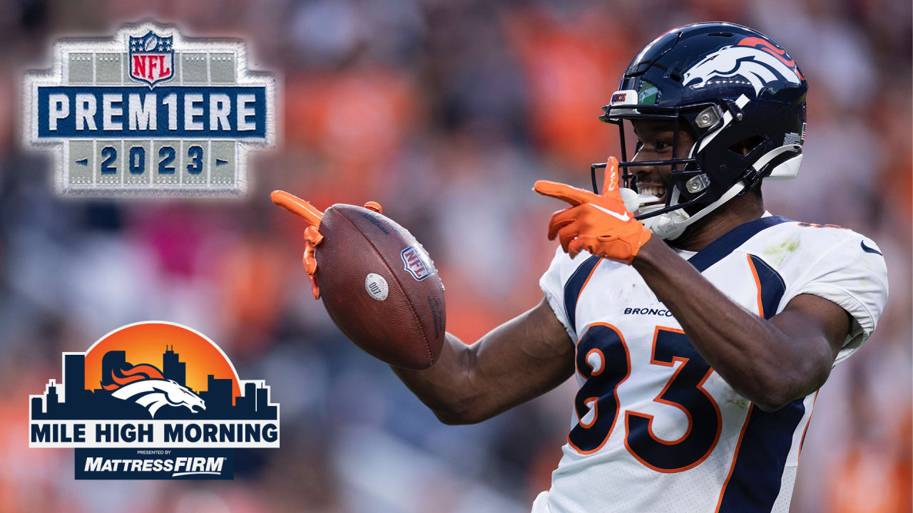 Mile High Morning: NFL PREM1ERE program to celebrate NFL debuts with  exclusive patch