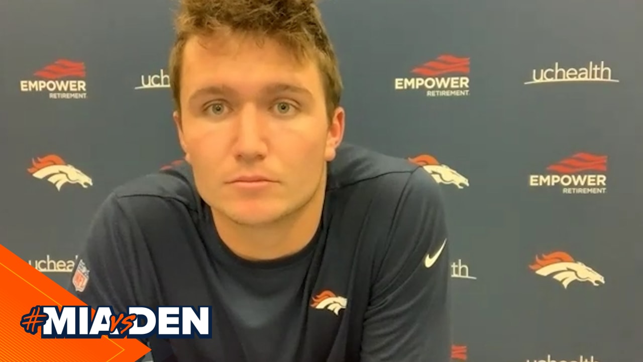 MIAvsDEN QB Drew Lock