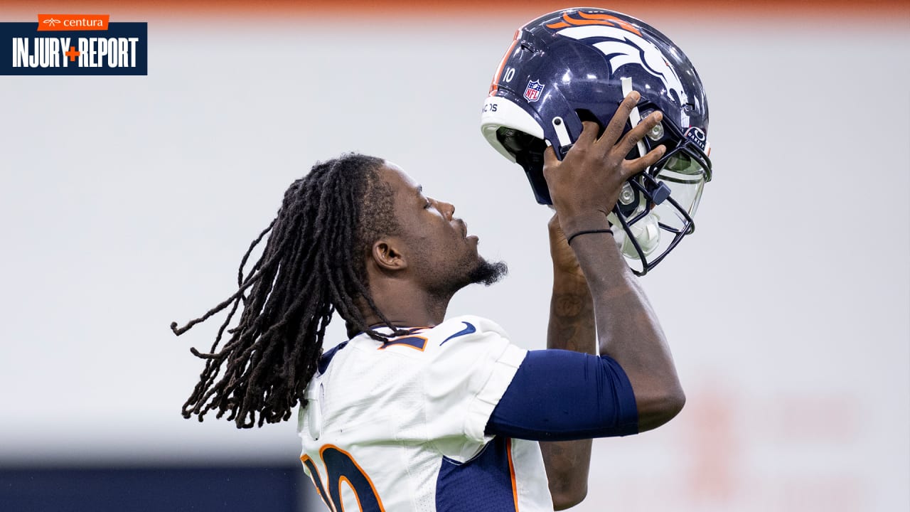 Broncos WR Jerry Jeudy practices, in line to play Sunday