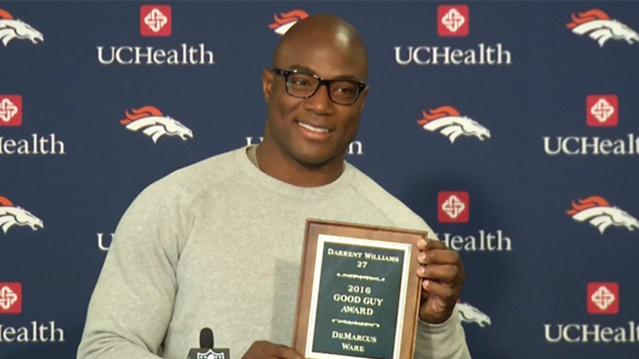 Brandon Marshall receives 2015 Darrent Williams Good Guy Award