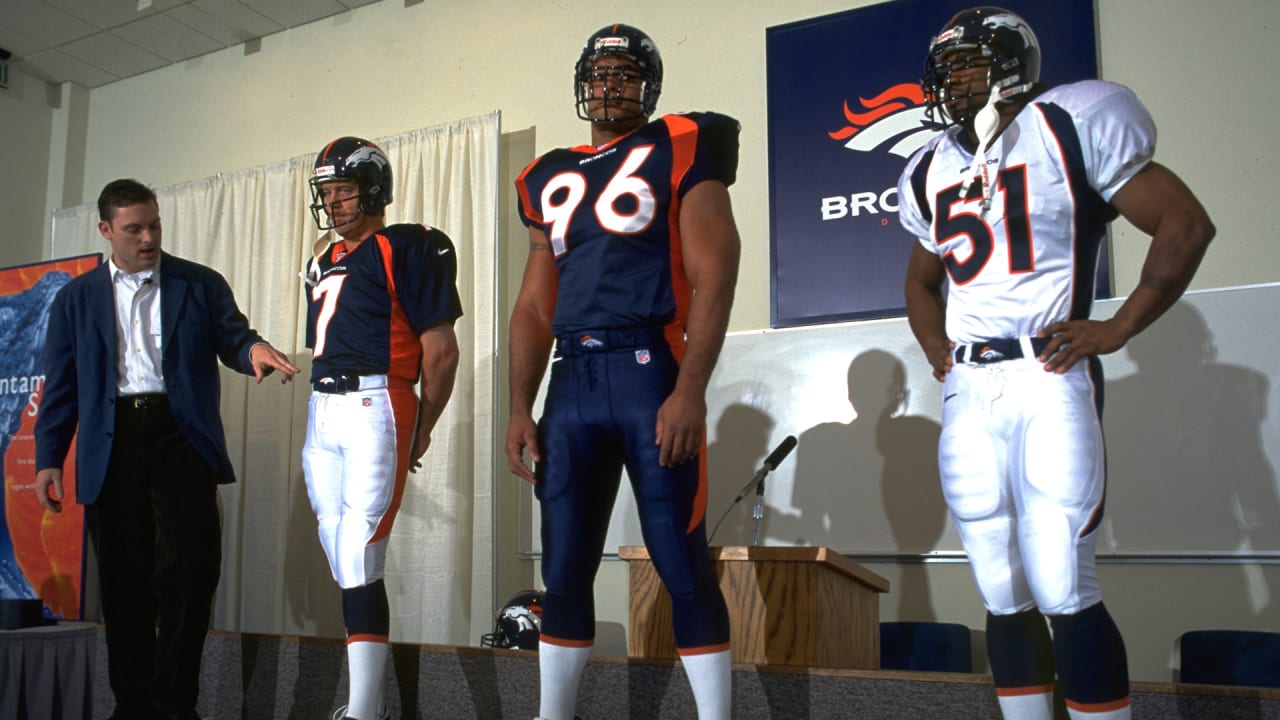 what color is the denver broncos away jersey