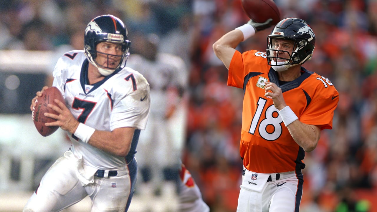 Legendary Broncos quarterbacks John Elway, Peyton Manning named finalists  for NFL 100 All-Time Team