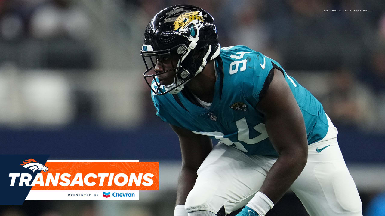 Roster Moves: Jaguars sign two players to the active roster and two players  to the practice squad