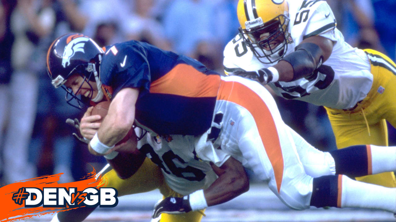 Casquette Vintage Superbowl XXXII – Denver Broncos Vs Green Bay Packers – Blanc Ajustable