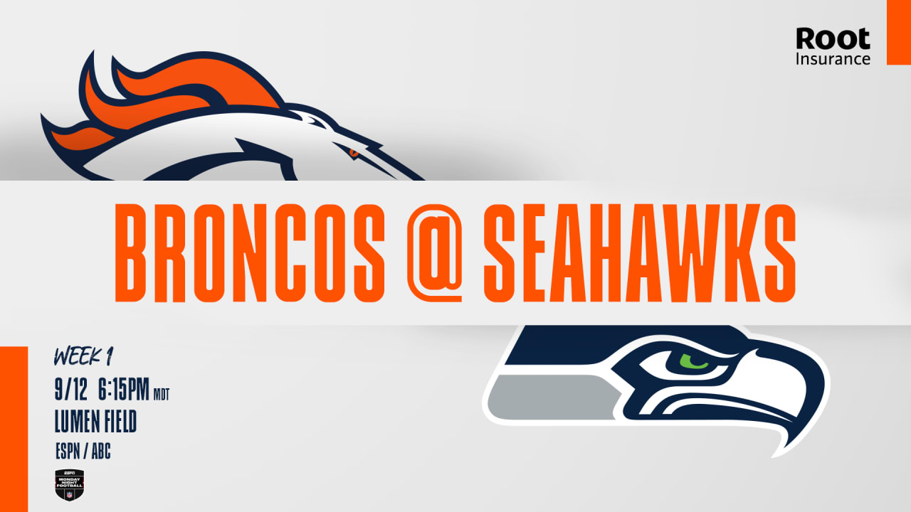 2022 Denver Broncos schedule: Week 1 “Monday Night Football” matchup vs.  Seahawks