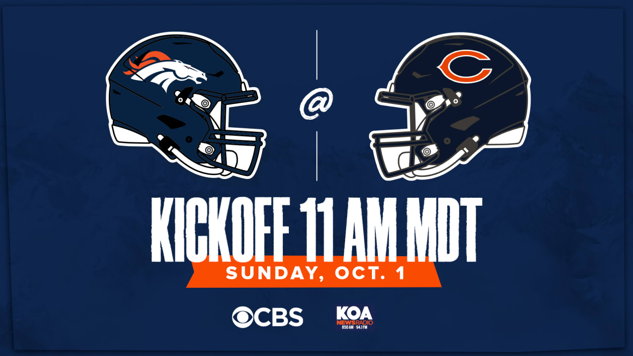 Where to watch Broncos-Bears game Sunday: TV, streaming, injury news