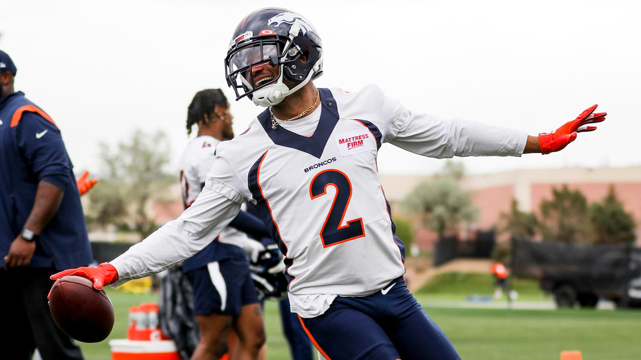 CB Pat Surtain II shows talent with INT, QB Russell Wilson responds in Broncos OTA