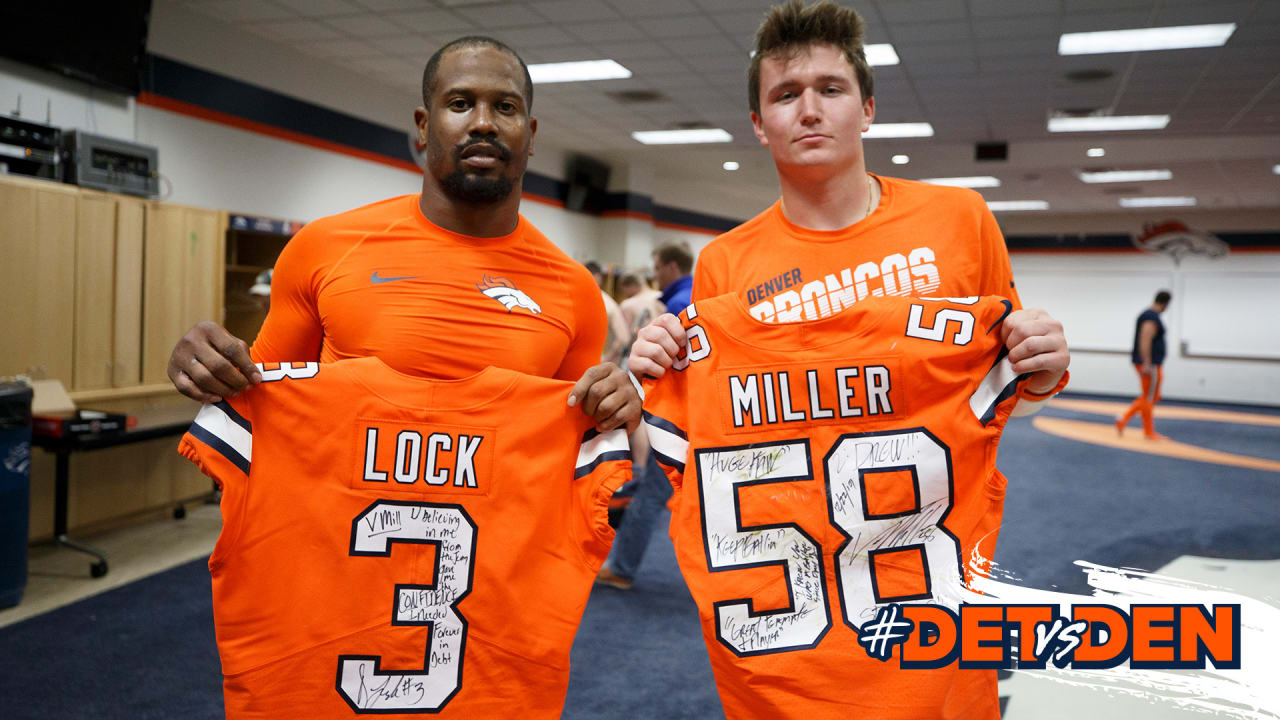 Von Miller channels lessons from Peyton Manning, welcomes Drew Lock with  open arms