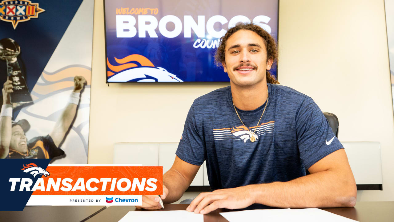 TE Greg Dulcich signs rookie contract