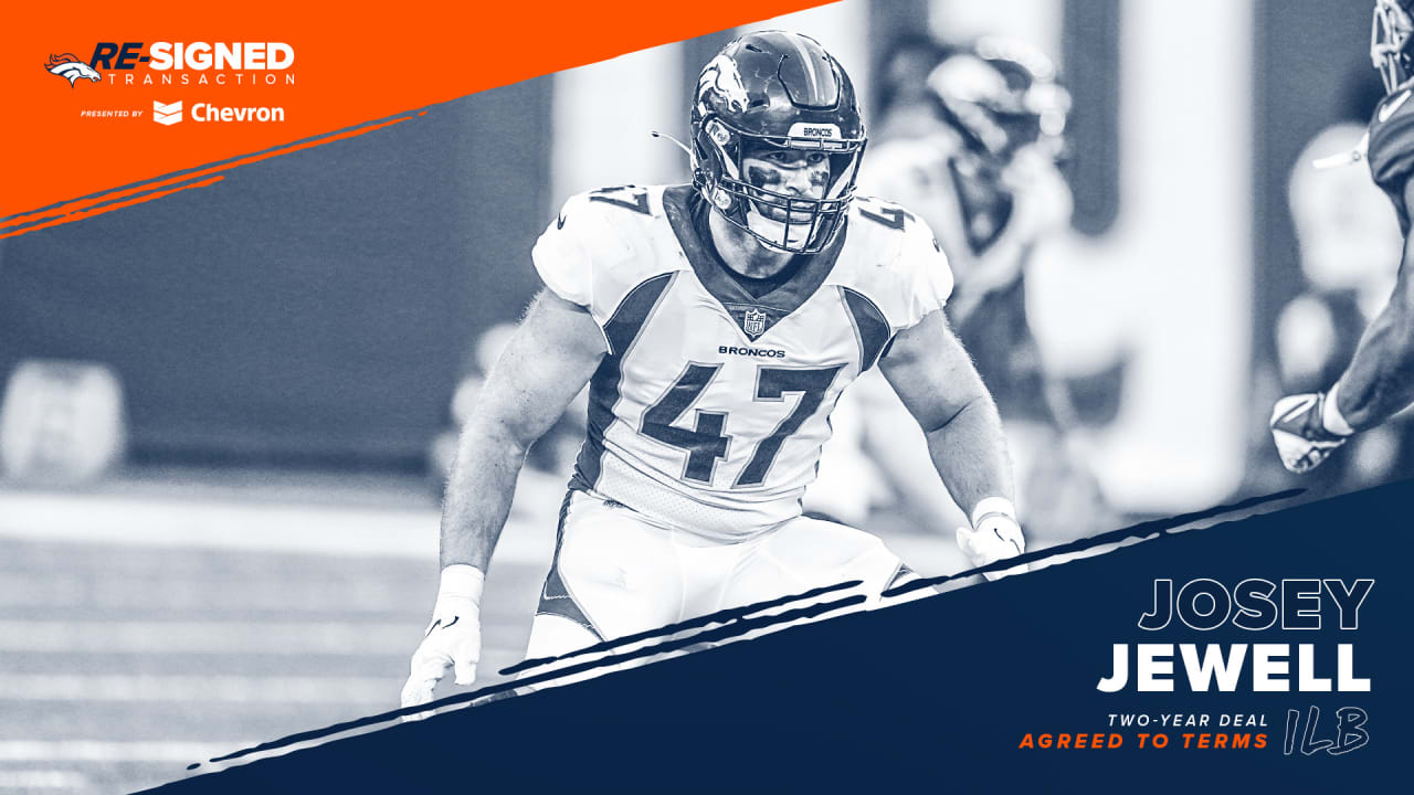 Broncos agree to terms with ILB Josey Jewell on two-year deal