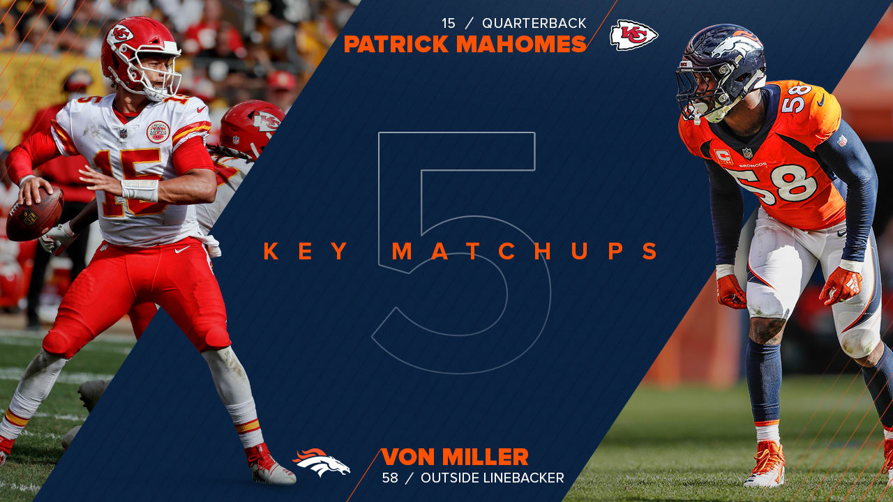 Kansas City Chiefs-Denver Broncos Matchups: Slowing Down Von Miller Key to  Victory for Kansas City - Sports Illustrated Kansas City Chiefs News,  Analysis and More