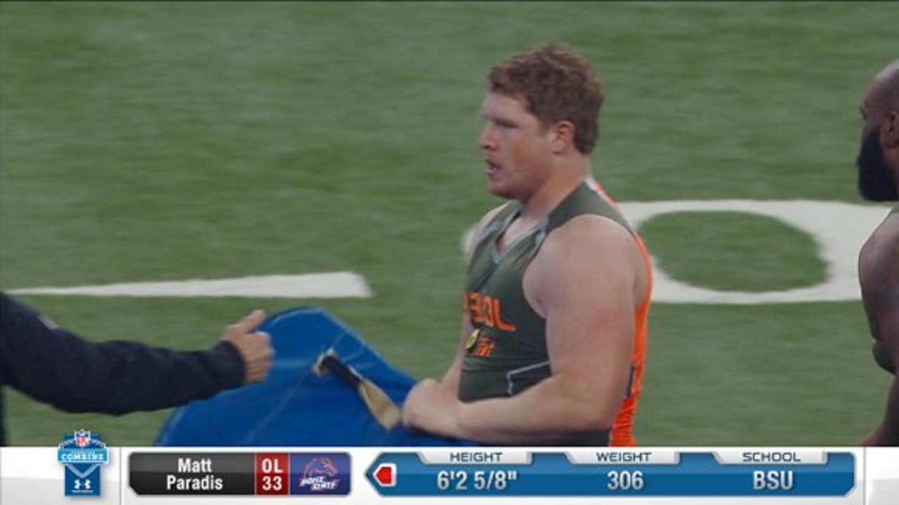 Former Boise State and Denver Bronco Matt Paradis signs with the