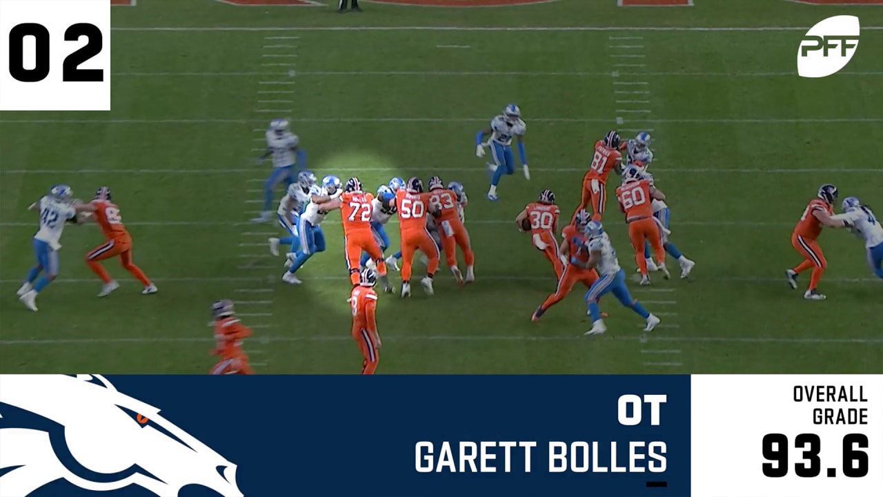 Garett Bolles becomes Broncos highest-graded blocker