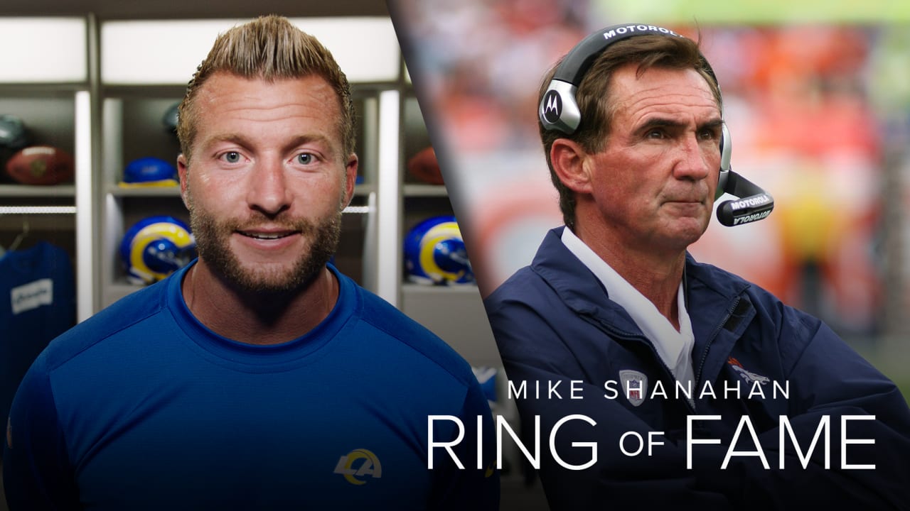 Ring of Fame conversations: Rams head coach Sean McVay discusses what he  learned from Mike Shanahan