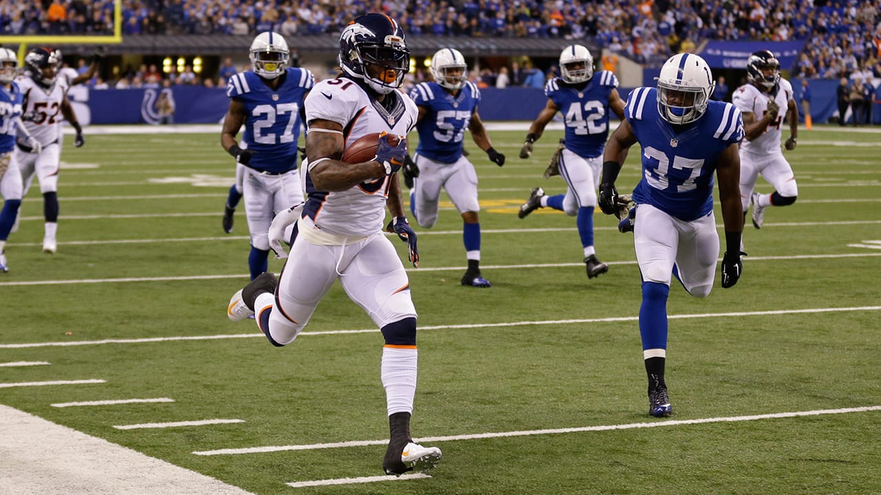 Omar Bolden Takes It to the House, Last Play of the Half!, Broncos vs.  Colts