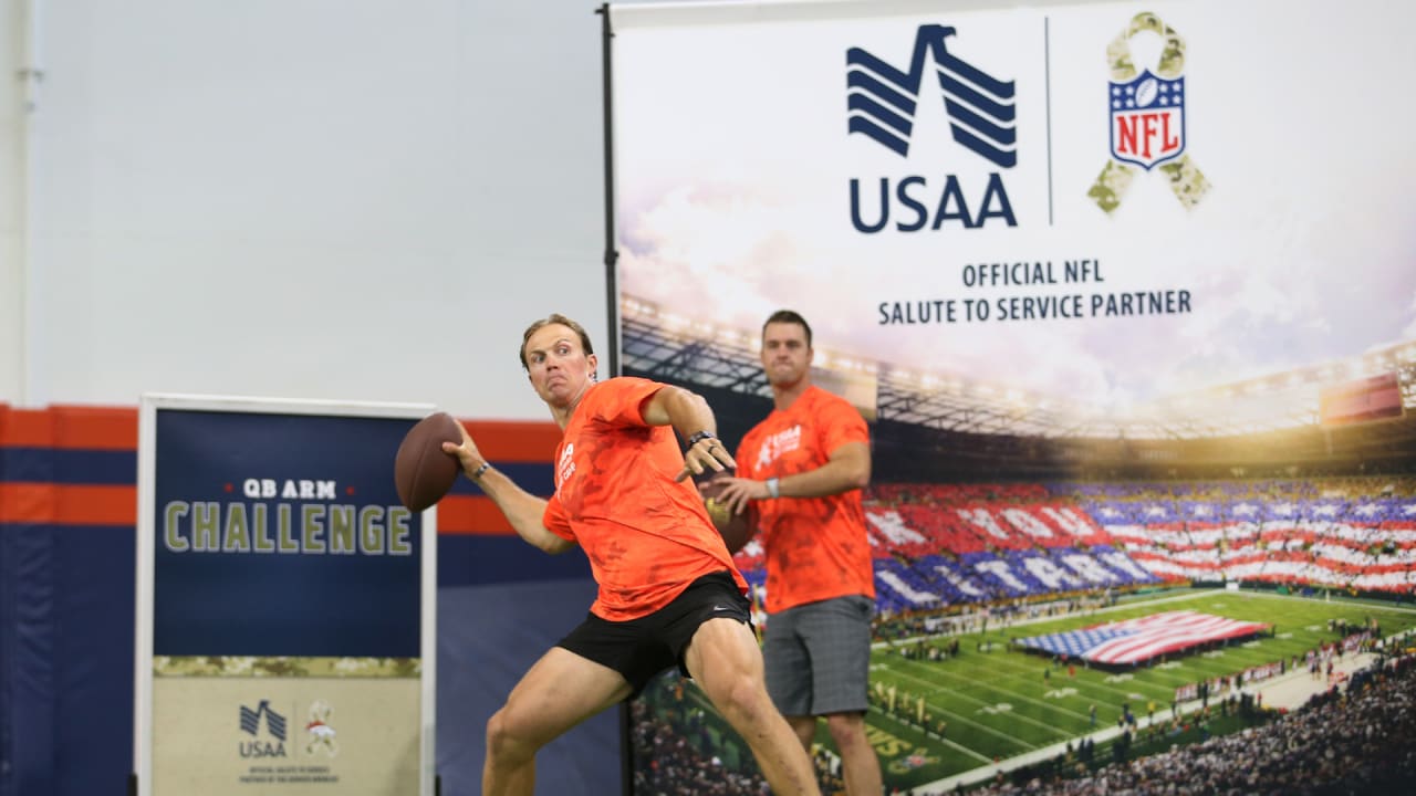 Raiders Host Local Military for USAA's Salute to Service NFL Boot