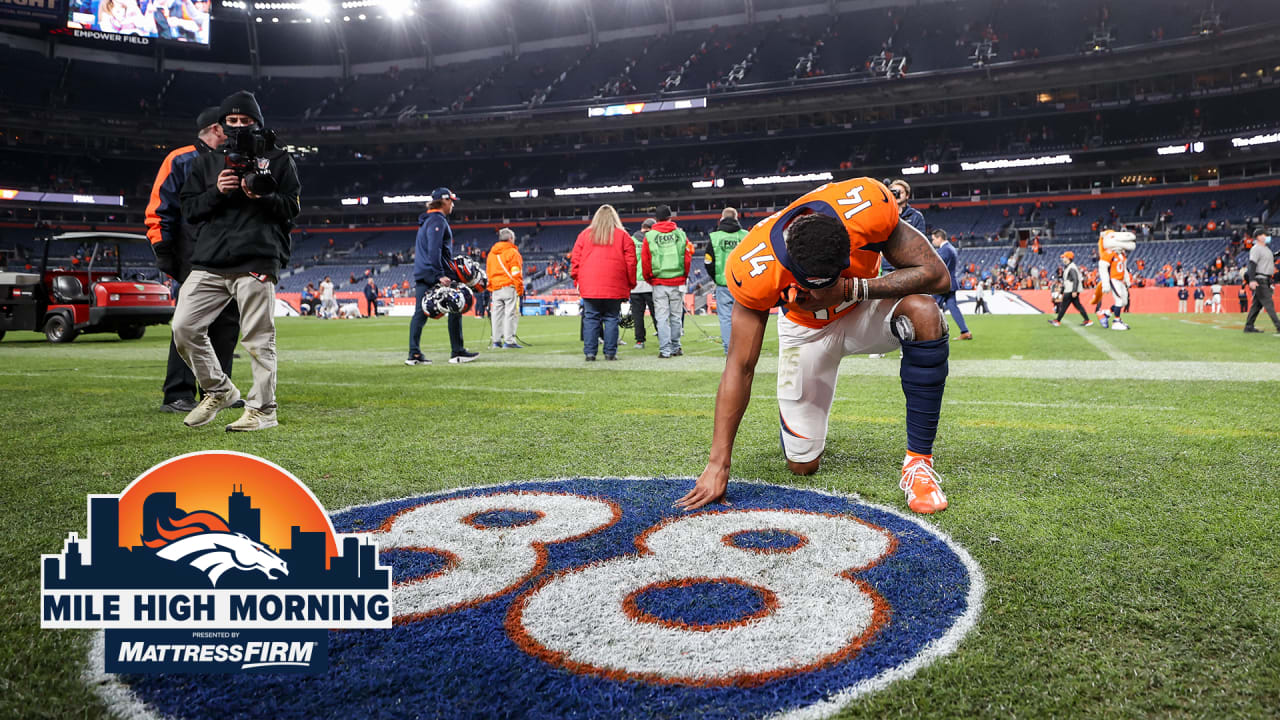 Demaryius Thomas honored by Denver Broncos, who rout Detroit Lions