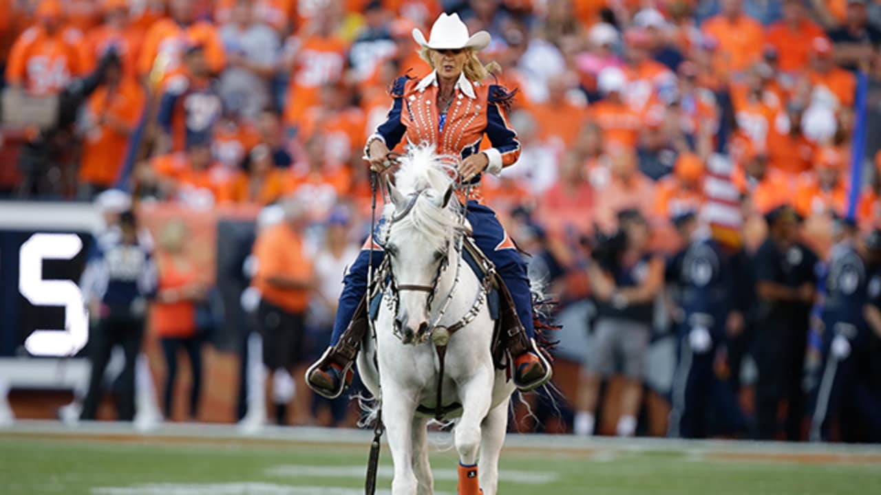 Broncos' mascot Thunder to miss Sunday's game