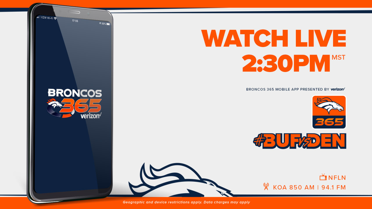 Broncos vs. Bills Week 12: How to watch, listen and live stream