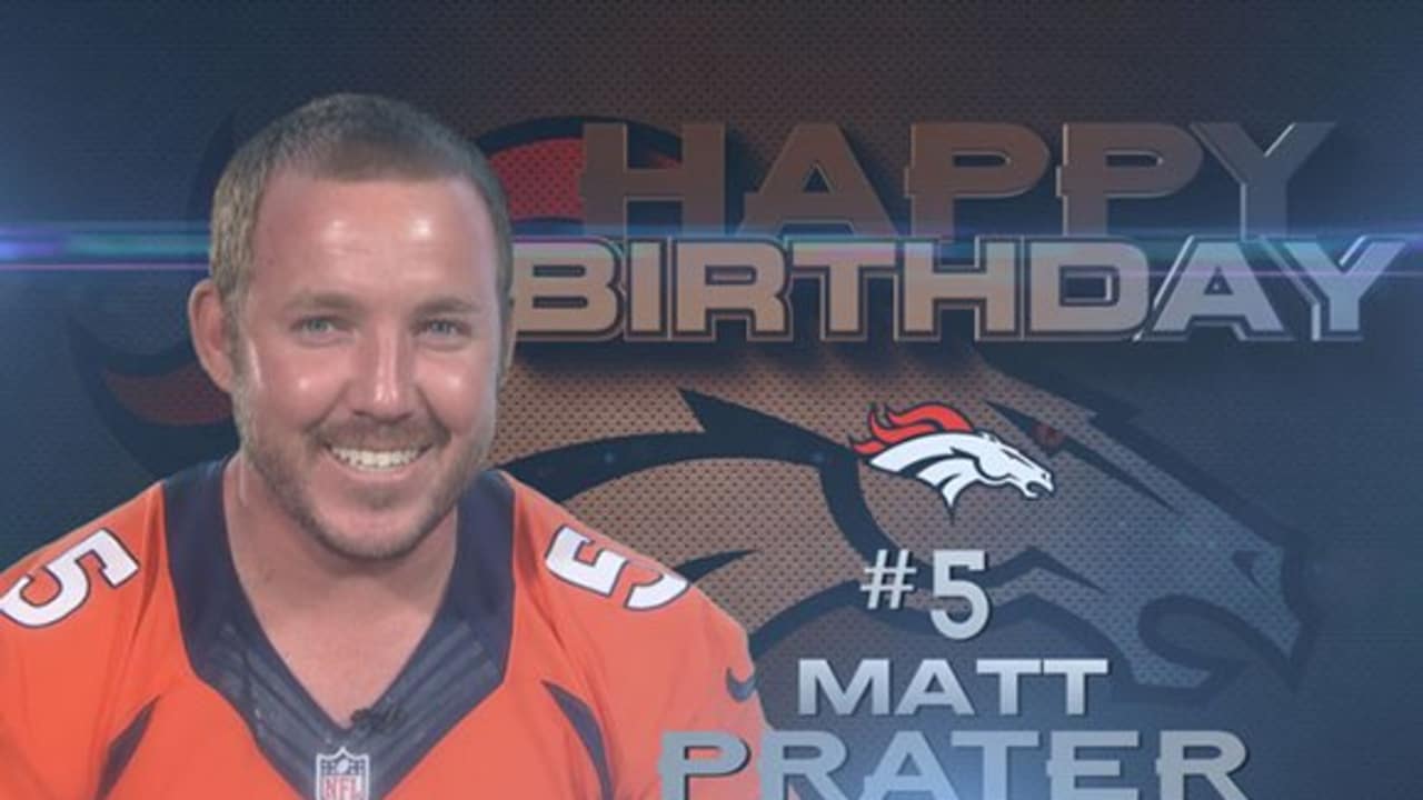 Detroit Lions - Happy Birthday Matt Prater, hope you have