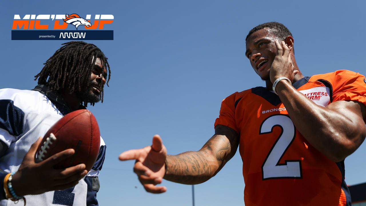 Mic'd Up Inside the Broncos' joint practice with Pat Surtain II