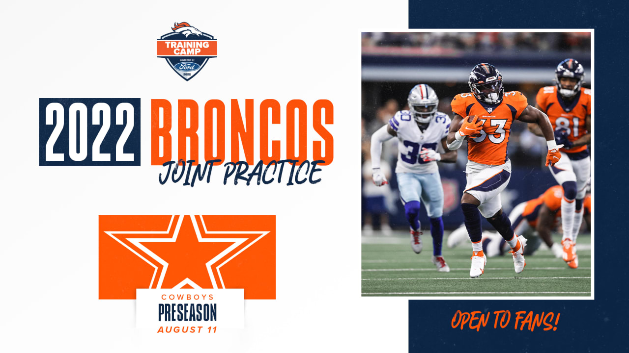Ahead of preseason matchup, Broncos to host Cowboys for joint practice on  Aug. 11