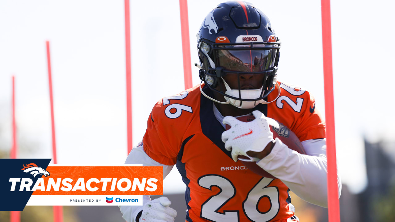 Broncos activate RB Mike Boone to 53-man roster, elevate WRs John Brown and Tyrie Cleveland for #LVvsDEN