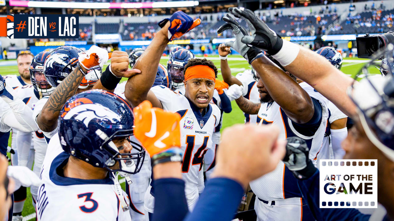 Lewis Hamilton looks on as his Denver Broncos go down against the Los  Angeles Chargers