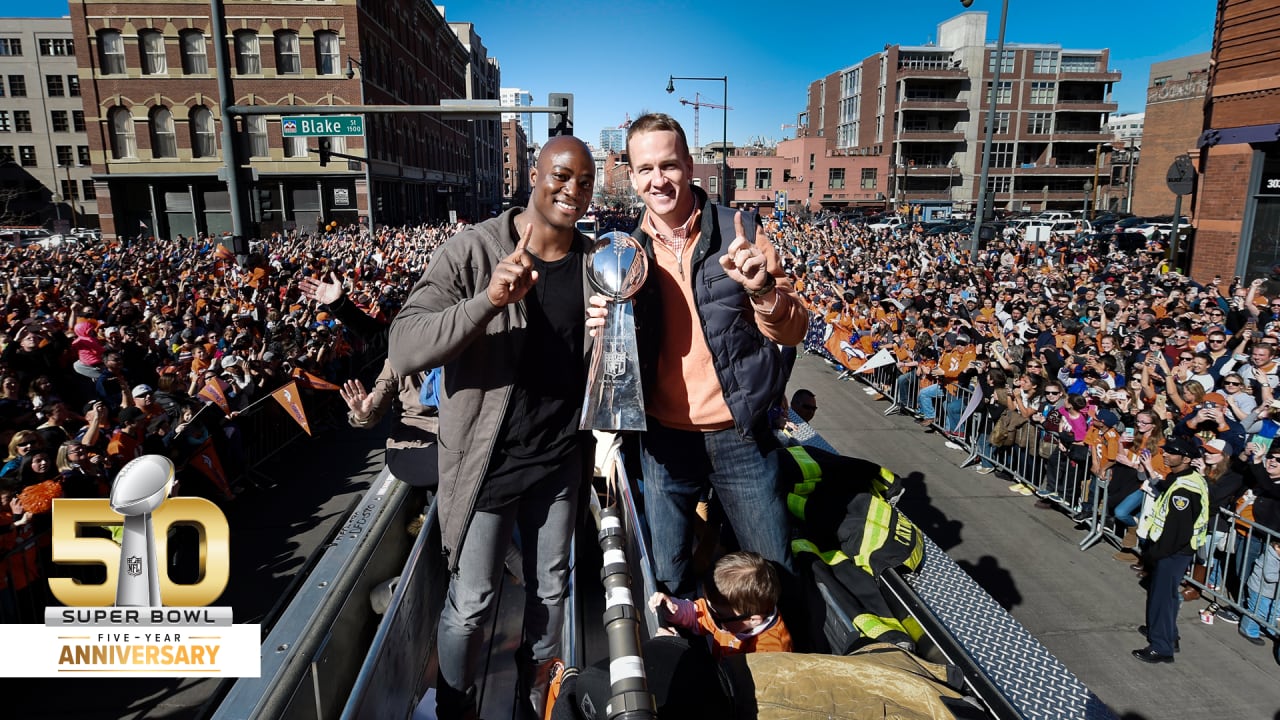 Five from 50: Inside DeMarcus Ware's and Peyton Manning's pre-Super Bowl  speeches and the bond they forged in 2015