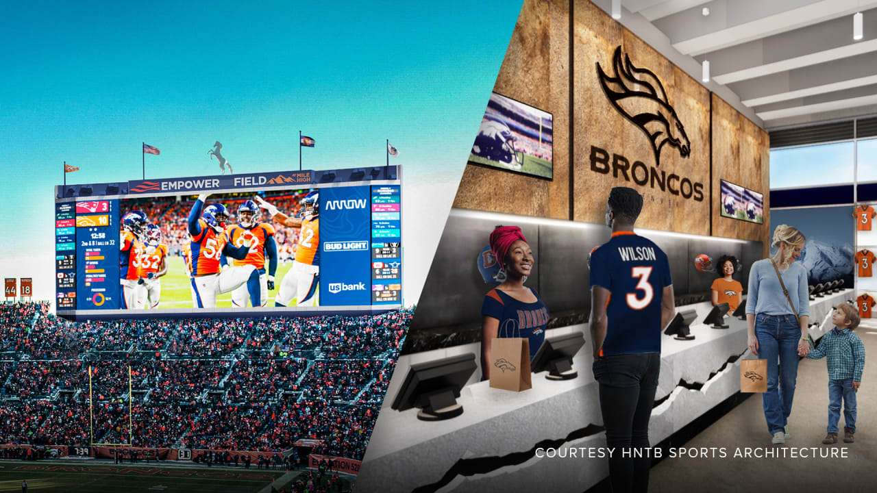 Renderings of the 100 million upgrades to Empower Field at Mile High’s