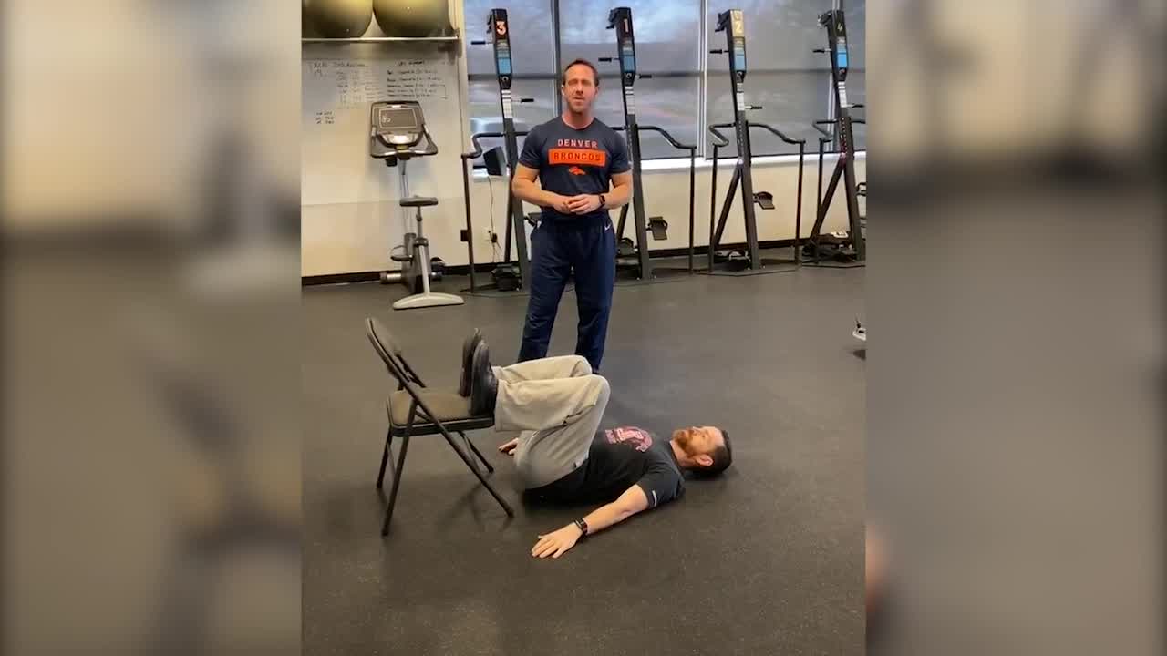 Broncos Fit home workouts: Double Leg Buck