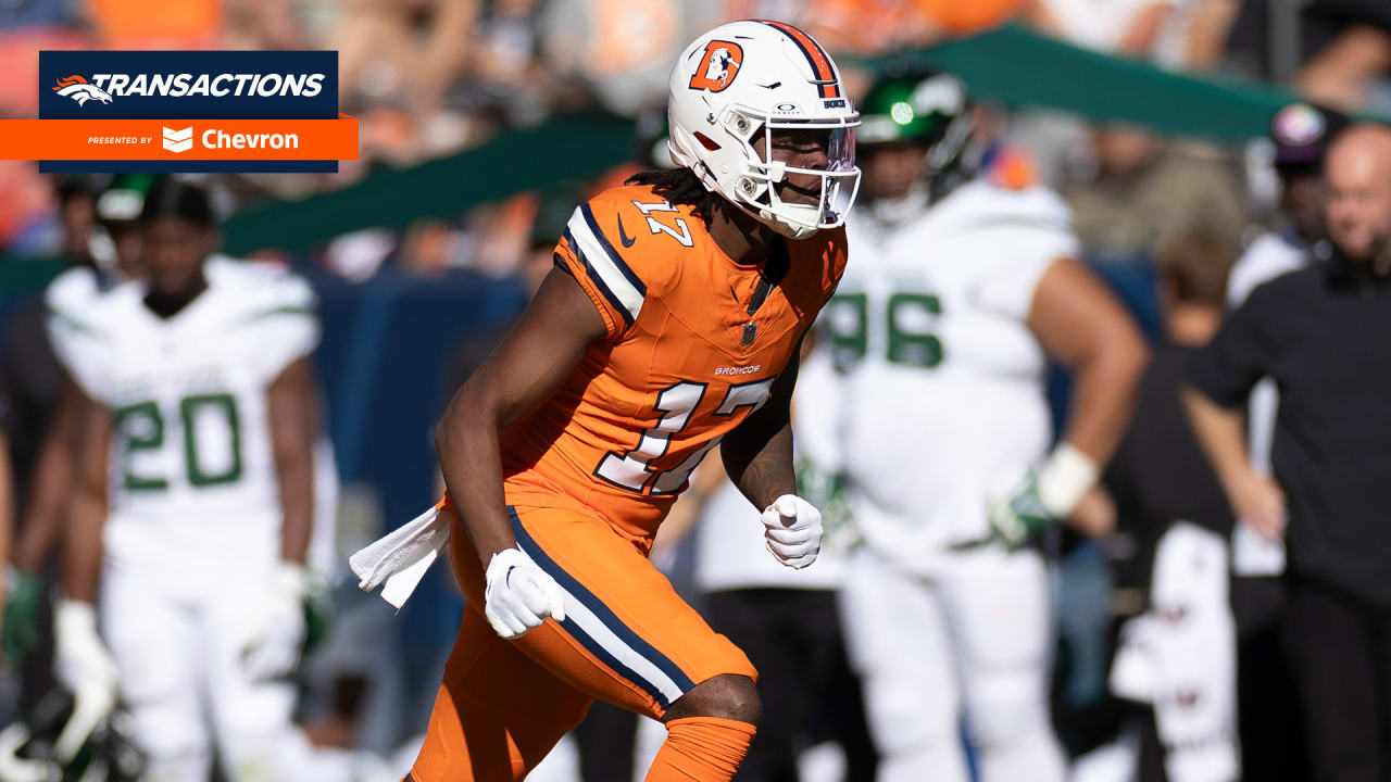 Broncos elevate WR Lil'Jordan Humphrey and WR Phillip Dorsett for