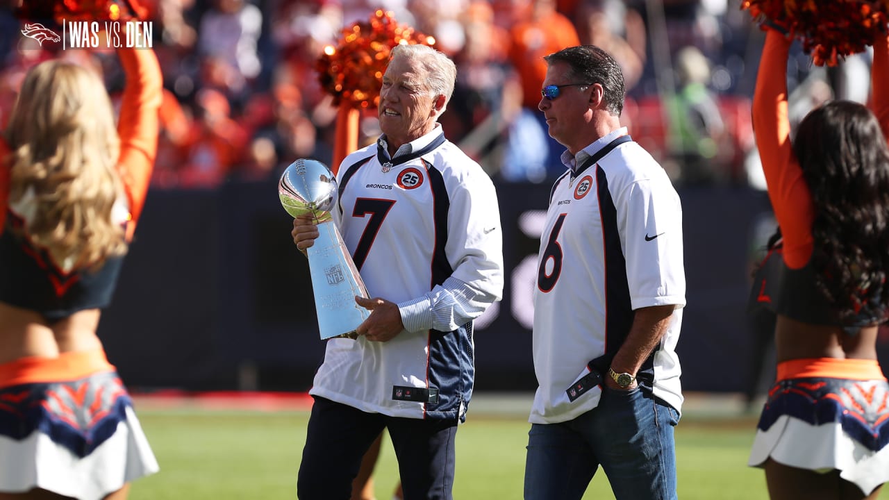 Broncos' Super Bowl XXXIII team honored during halftime of Week 2