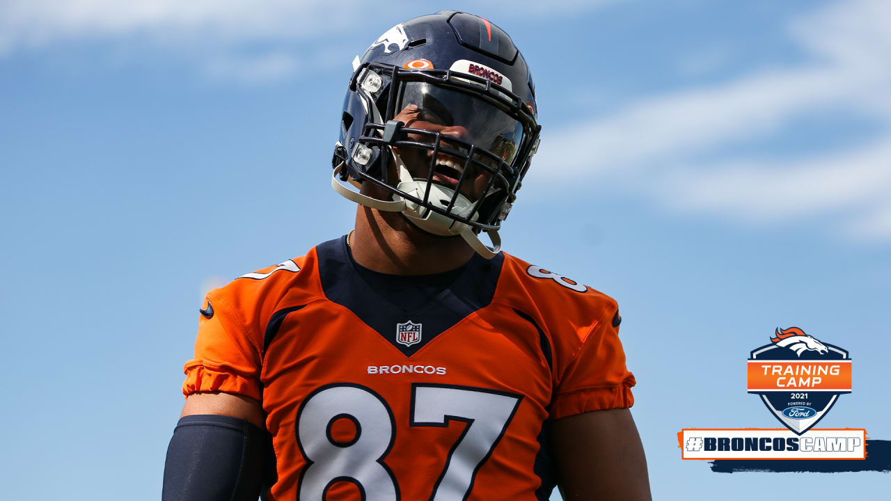 Noah Fant leads 47 players into Broncos rookie minicamp