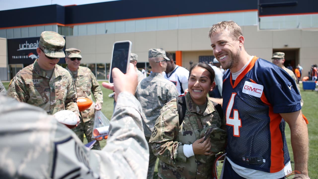 Broncos to host military members at training camp Thursday