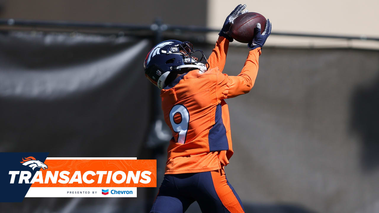 Broncos elevate WR Kendall Hinton, G Netane Muti to game-day roster