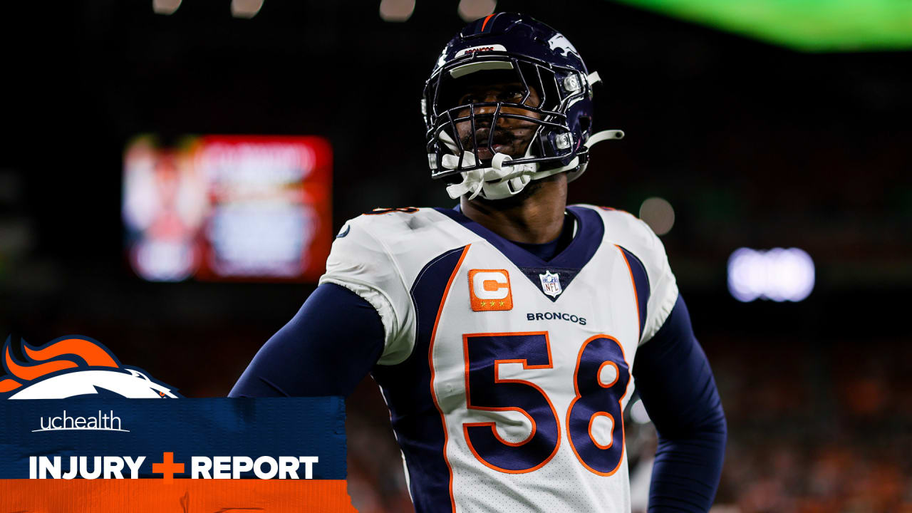 Von Miller questionable for Broncos' Week 8 home game against Washington