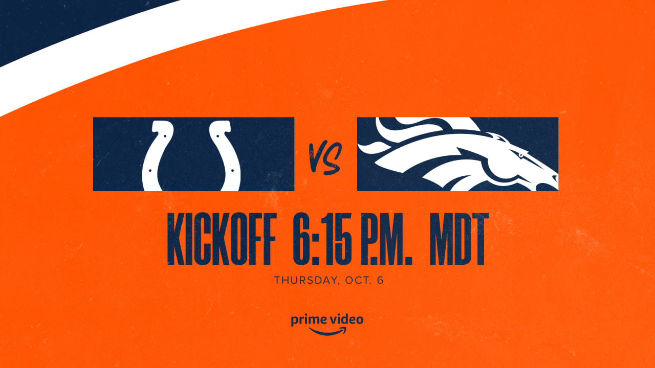 How to Watch TNF Colts vs. Broncos Live on 10/06 - TV Guide