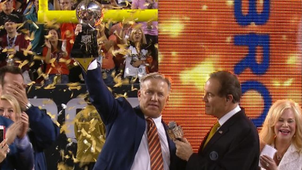 John Elway Dedicates Super Bowl 50 Win to Pat Bowlen, Panthers vs. Broncos